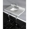Kingston Brass 36X22 Marble Vanity Top W/ Acrylic Feet Combo, Marble/Chrome KVPB3630MASQ1 - alternate 4